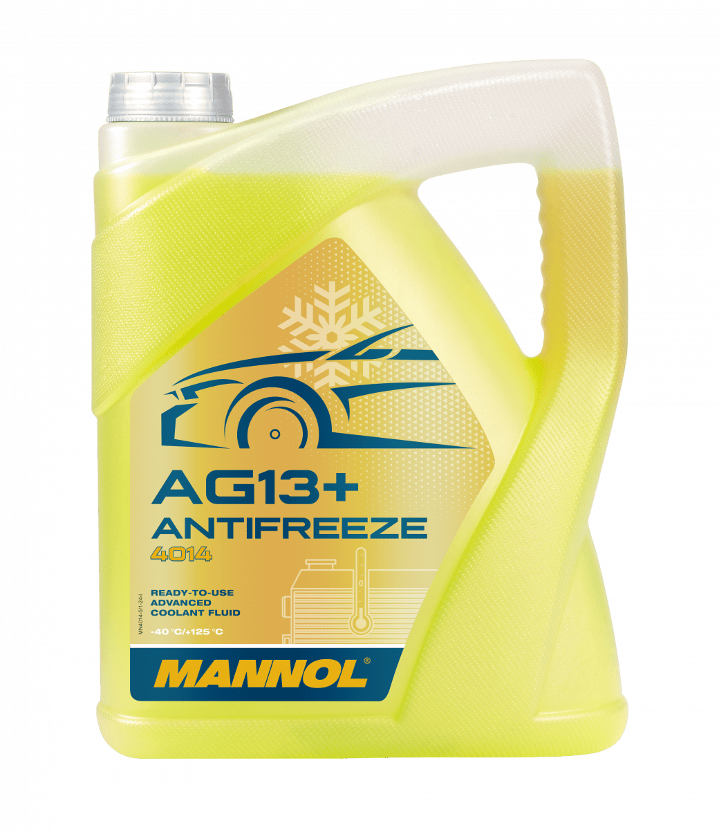 Антифриз MANNOL Antifreeze AG13+ (-40 °C) Advanced, 5л (MN4014-5)